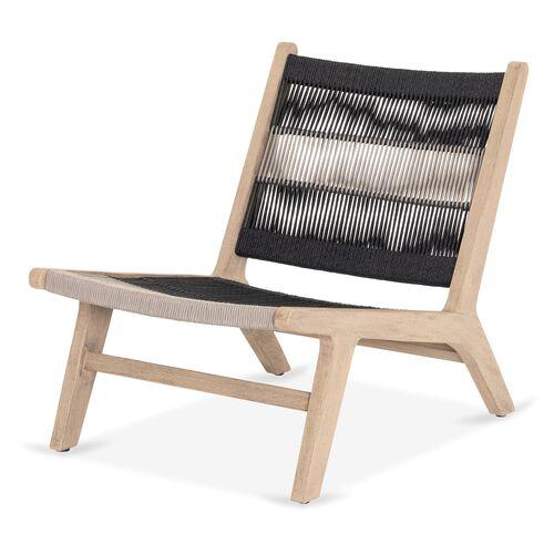 Finnley Outdoor Chair - Washed Brown - Gray
