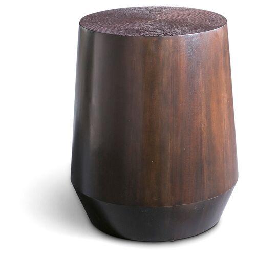Mori 19" Side Table - Espresso - Brown | End Table, Occasional Table, Small Table