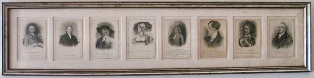 1820s English Portrait Etchings - The Emporium Ltd. - Gray