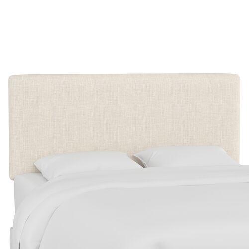Novak Linen Headboard - Handcrafted - Ivory | Bedhead, Bed Back - Comfortable, Supportive