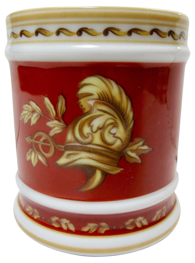 Raynaud Limoges French Pen Holder - The Emporium Ltd. - Red