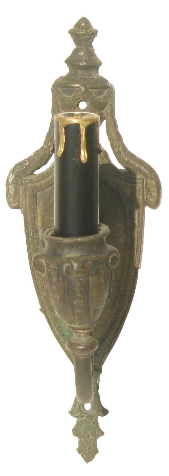 Antique French Directoire /Empire Sconce - Chez Vous - Brown | Wall Fixtures, Wall Lamps - Decorative, Aesthetic