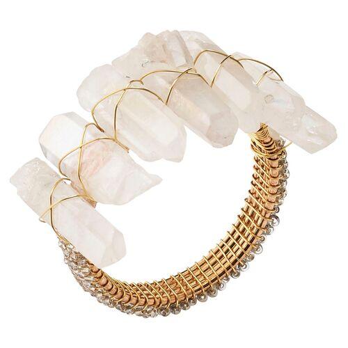 Set of 4 Radiant Napkin Rings - Iridescent - Kim Seybert