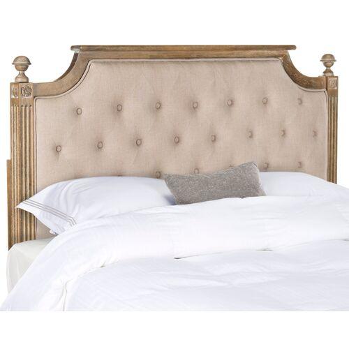 Hamel Linen Tufted Headboard - Beige | Bedhead, Bed Back - Comfortable, Supportive