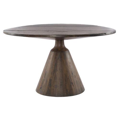 Addilyn 54" Round Dining Table - Brown | Dinner Table, Family Table