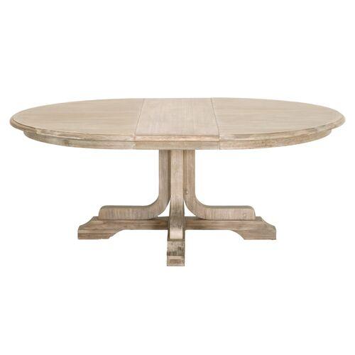 Spear Round/Oval Extension Dining Table - Natural Gray | Dinner Table, Family Table