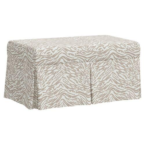Hayworth Lope Storage Bench - Beige | Couch, Sofa, Settee, Storage Space - Made in The USA