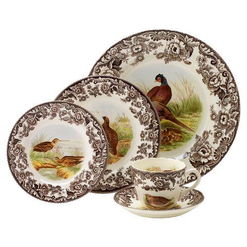 Spode Woodland 5-Piece Place Setting - Brown