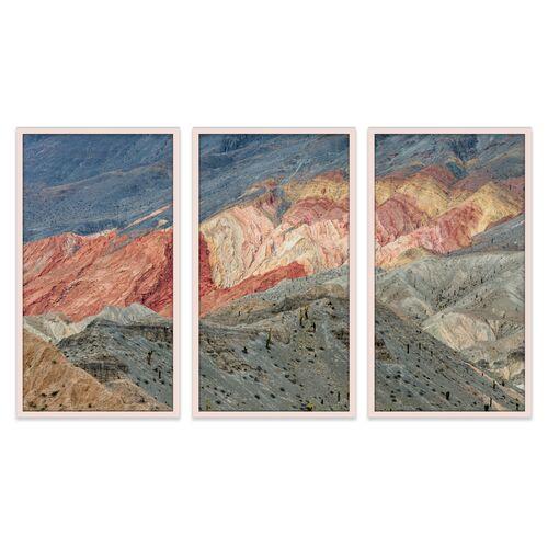 Richard Silver - Salta Mountains II Photograph - Red