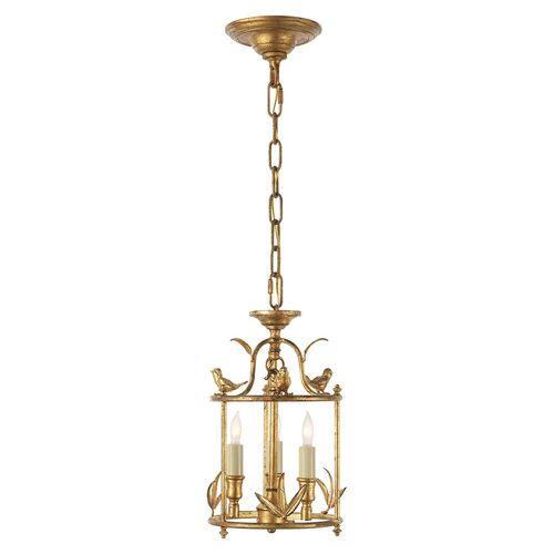 Visual Comfort - Diego Perching Bird Lantern - Gold