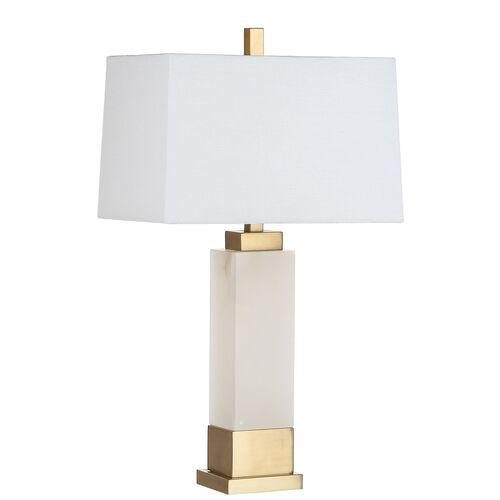Macala Table Lamp - White/Gold | Desk Lamp, Bedside Lamp
