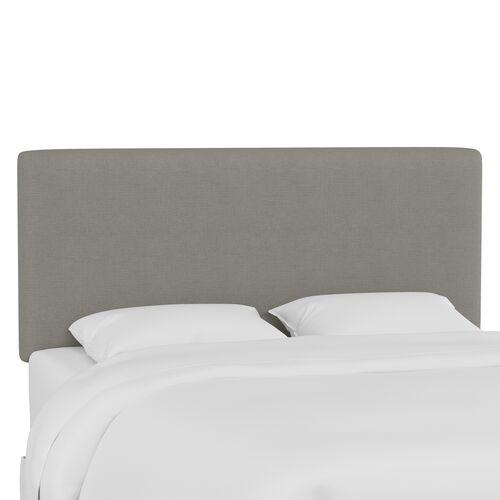 Novak Linen Headboard - Handcrafted - Gray | Bedhead, Bed Back - Comfortable, Supportive