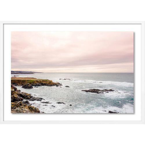 Carly Tabak - California Sunset Mendocino Photograph - White