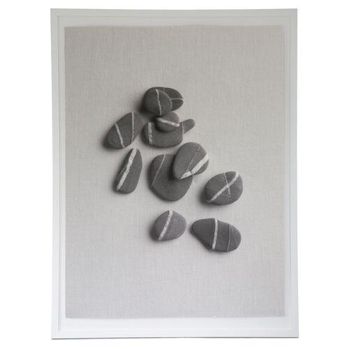 Dawn Wolfe - River Rocks - Dawn Wolfe Design - Gray