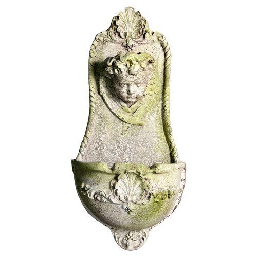27" Benevolent Angel Wall Fountain - Beige