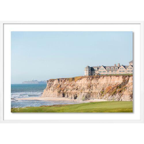 Carly Tabak - Half Moon Bay Photograph - White