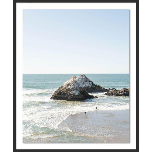 Tommy Kwak - Fishermen - Ocean Beach - San Francisco Photograph - Black