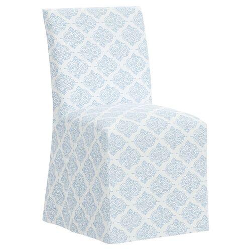 Kay Side Chair - Issa Light Indigo - Blue