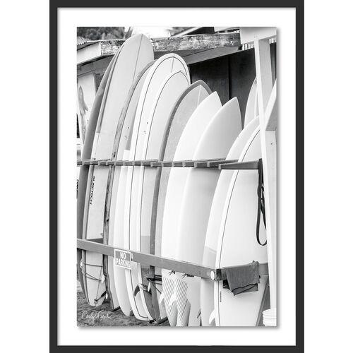 Carly Tabak - Lineup Hawaii Photograph - Black