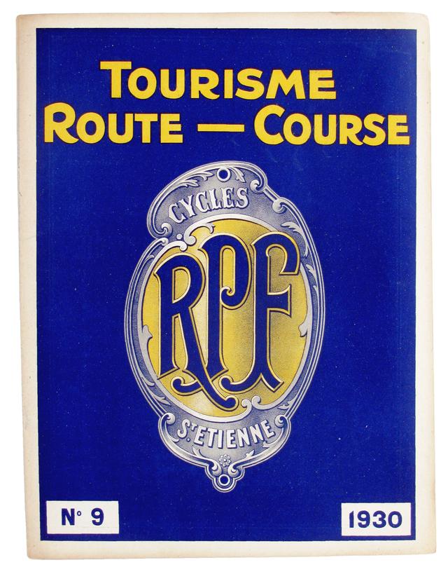 1930s French Art Deco Cycling Magazine - Chez Vous - Blue