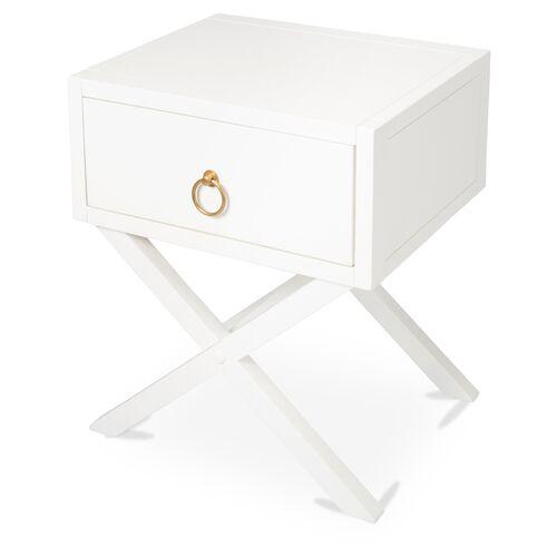 Sully End Table - White