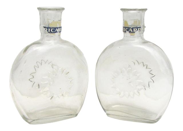 MCM French Ricard Bistro Carafes - Set of 2 - Chez Vous - Clear