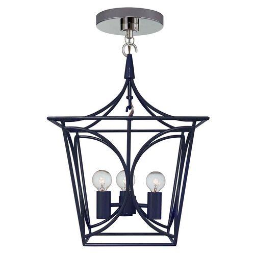 Visual Comfort - Cavanagh Mini Lantern - Blue