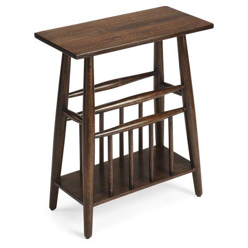 Hanson Magazine Side Table - Maple - Brown | End Table, Occasional Table, Small Table - Made of Wood