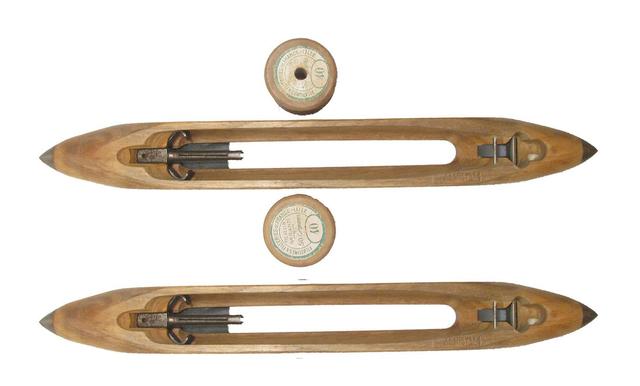 Belgian Weaving Shuttles & Spools - Set of 4 - Chez Vous - White