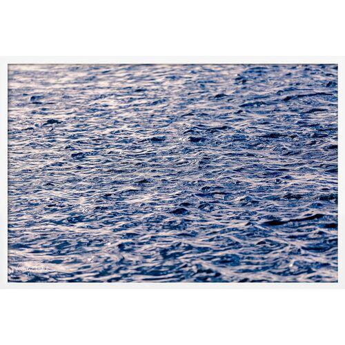 Carly Tabak - Deep Blue Water Hawaii Photograph - White