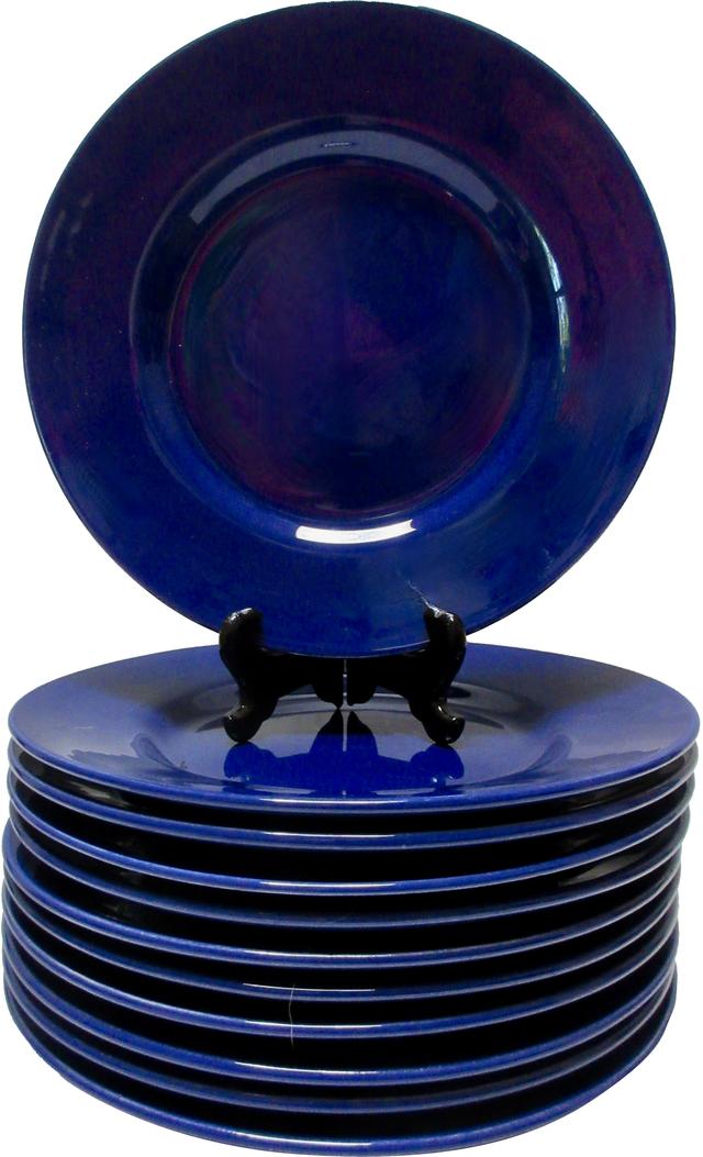 1930s Gladding McBean Dessert Plates - The Emporium Ltd. - Blue