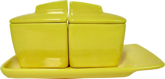 MCM California Pottery Jam Set - The Emporium Ltd. - Yellow