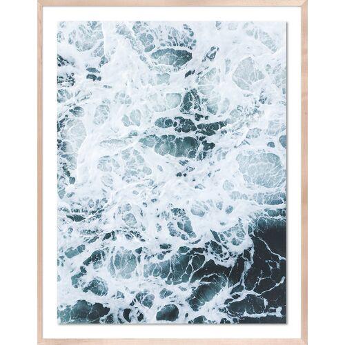 Tommy Kwak - Waves 2 - ÃlafsvÃ­k - Iceland Photograph - Beige