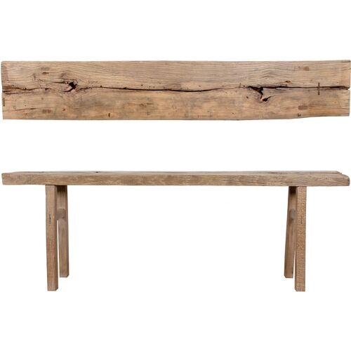 Lorelle 91" Console Table - Weathered Natural - Handcrafted - Brown | Hallway Table, Foyer, Accent Table