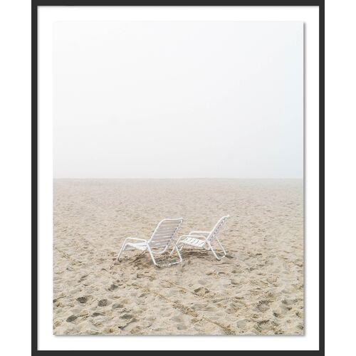 Tommy Kwak - Chairs - Cape May - NJ Photograph - Black