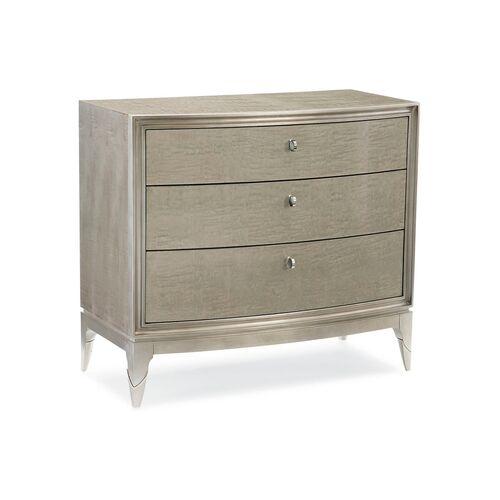 Dante Nightstand - Taupe | Night Table, Bedside Shelf - Beige, Offers Convenience, Storage, Organization