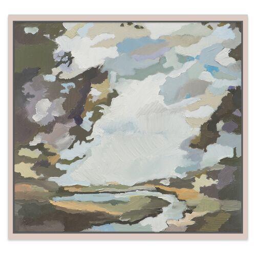 Mary H. Case - Low Tide Painting - Blue | Painting, Decor, Art Prints - Exclusive