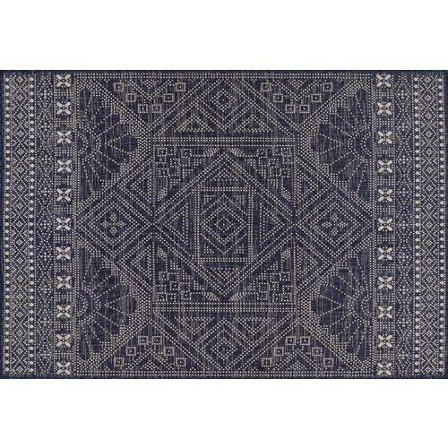 Samson Outdoor Rug - Blue - Blue | Floor Covering, Carpet, Mat, Area Rug - 6'6"x9'