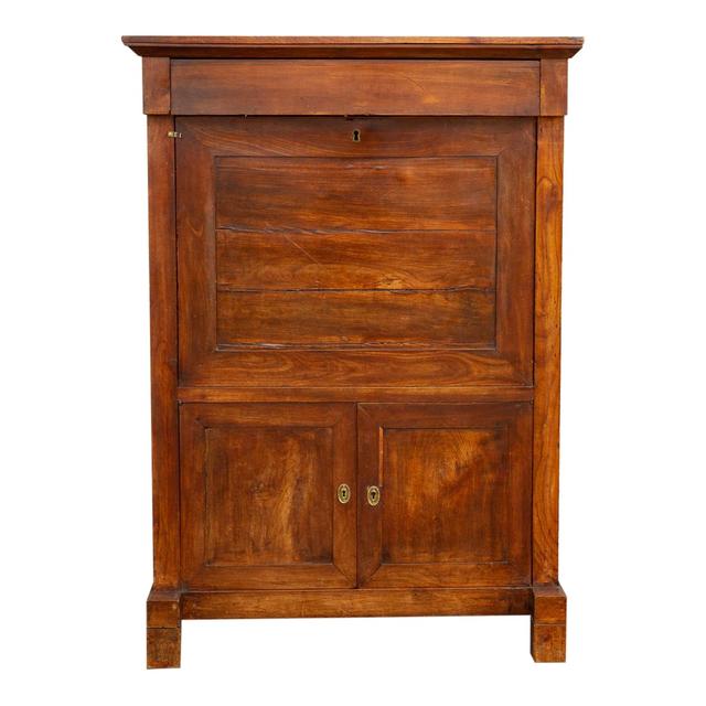 19th C. French Louis Philippe Secretary - de-cor - Brown