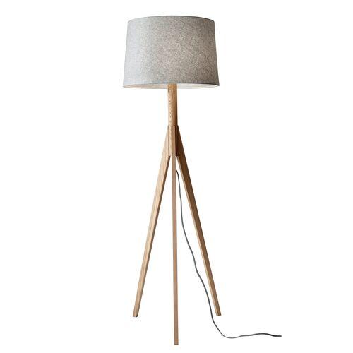 Eva Tripod Floor Lamp - Natural | Tall Lamp, Pole Lamp - Beige - Versatile, Adjustable, Decorative
