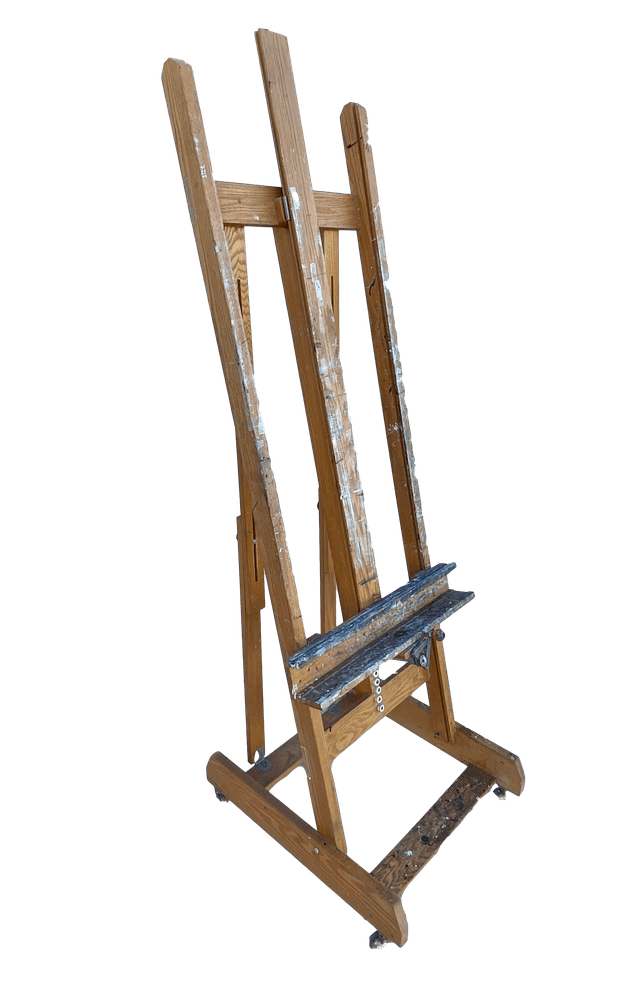1970s Standing Artist's Adjust Easel - Ballyhoo - Beige