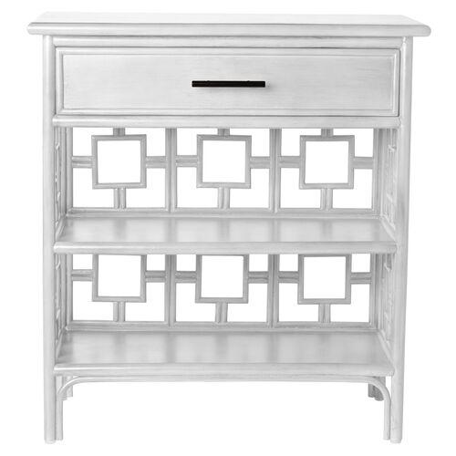 Sobe Nightstand - White | Night Table, Bedside Shelf, Offers Convenience, Storage, Organization