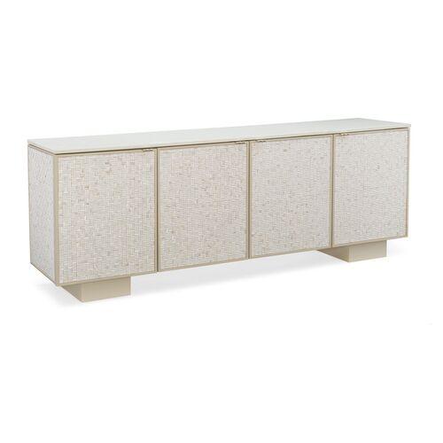 Shell Sideboard - Ivory | Console, Cupboard, Buffet - Ideal Storage, Decor