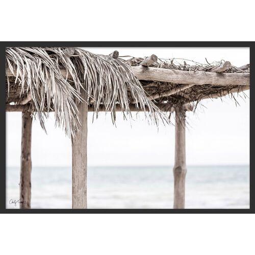 Carly Tabak - Palapa Mexico Photograph - Black