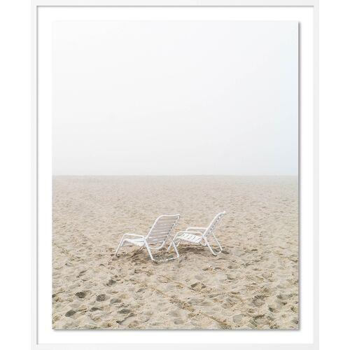 Tommy Kwak - Chairs - Cape May - NJ Photograph - White
