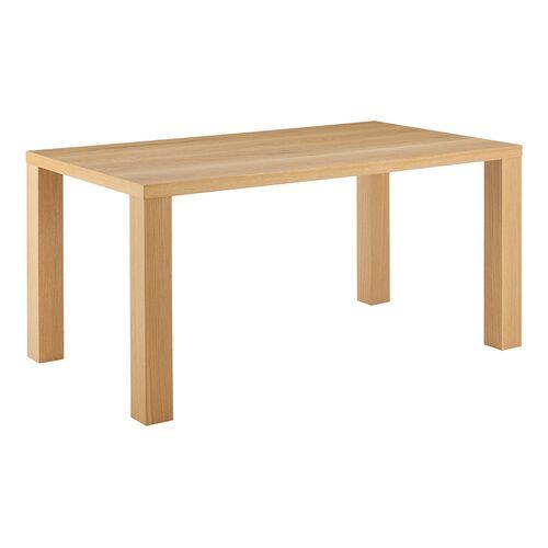 Duke 63" Parsons Dining Table - Oak | Dinner Table, Family Table - Beige