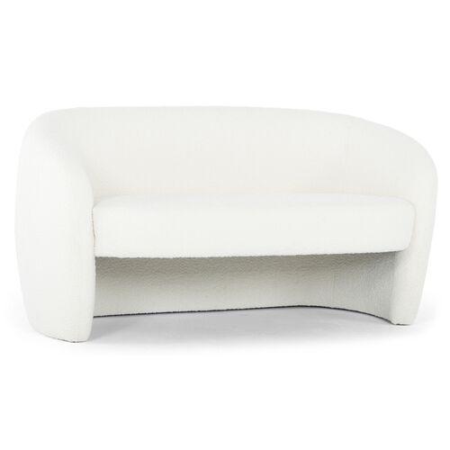 Polina Settee - White