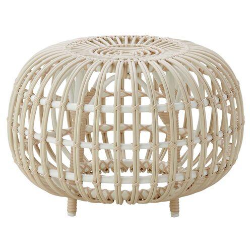 Albini Outdoor Ottoman - Dove/White - Sika Design - Beige | Footstool, Footrest, Low Seat - Ideal Storage, Decor, Furniture