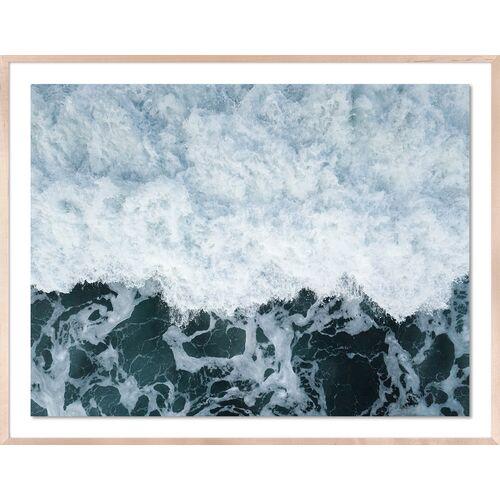 Tommy Kwak - Waves - ÃlafsvÃ­k - Iceland Photograph - Beige