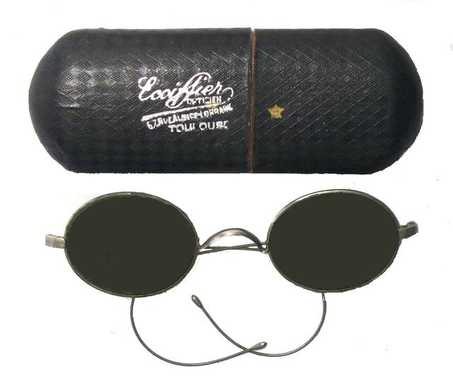 Antique French Spectacles & Case - Chez Vous - Black